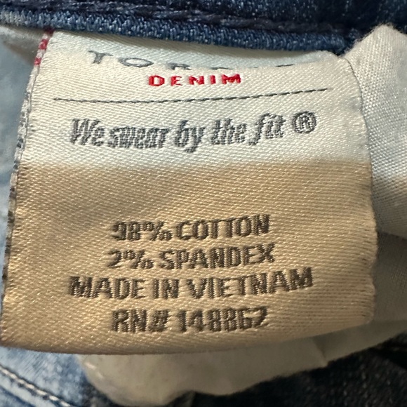 Torrid high rise Aline shortie denim shorts embroidered size 20 - Picture 10 of 11